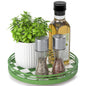AMH Lazy Susan Wooden Organizer for Table Top