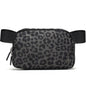 Pander Two Way Zipper Fanny Pack Nylon Everywhere Belt Bag for Women, Water Repellent Waist Packs, Crossbody Bags with Adjustable Strap (Black).