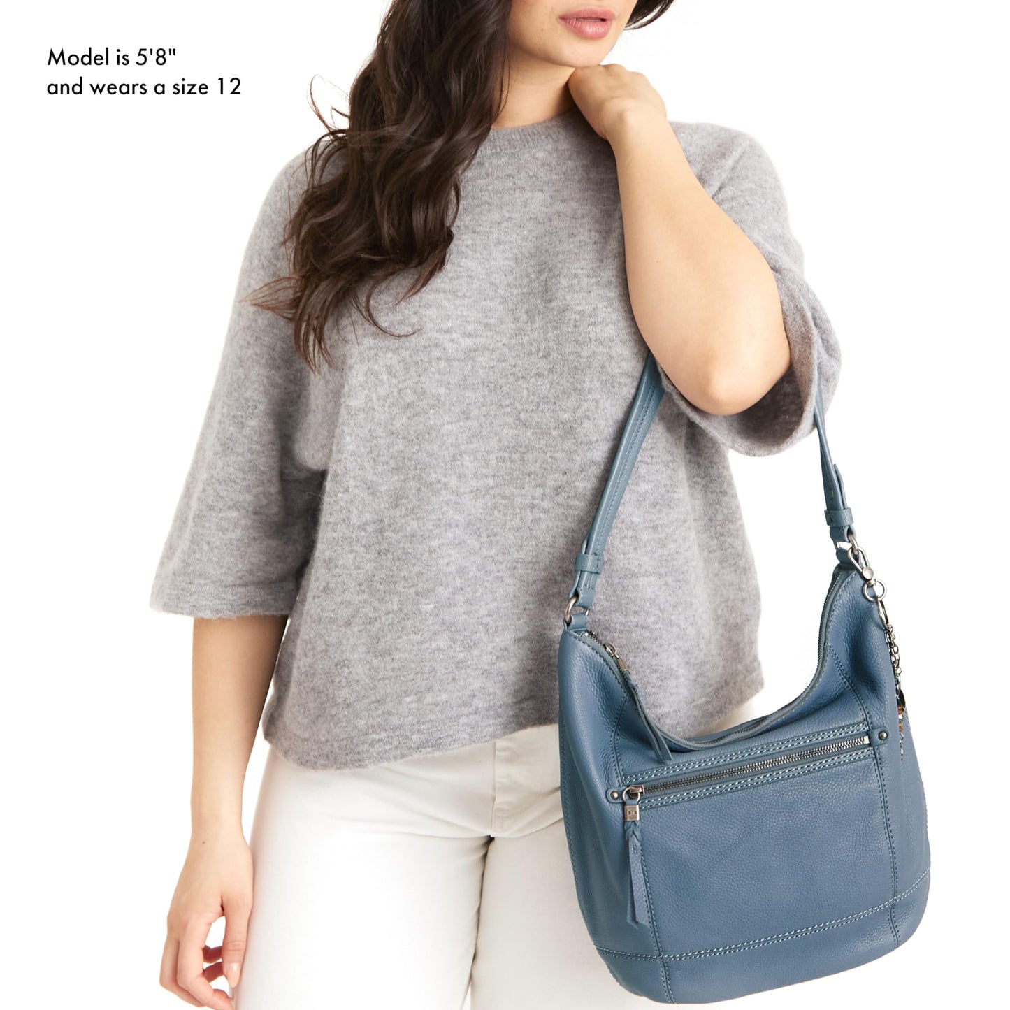 The Sak Sequoia Hobo Bag - Premium Large Leather Women's Handbag for Everyday & Travel - Durable Purse With Zipper Pocket