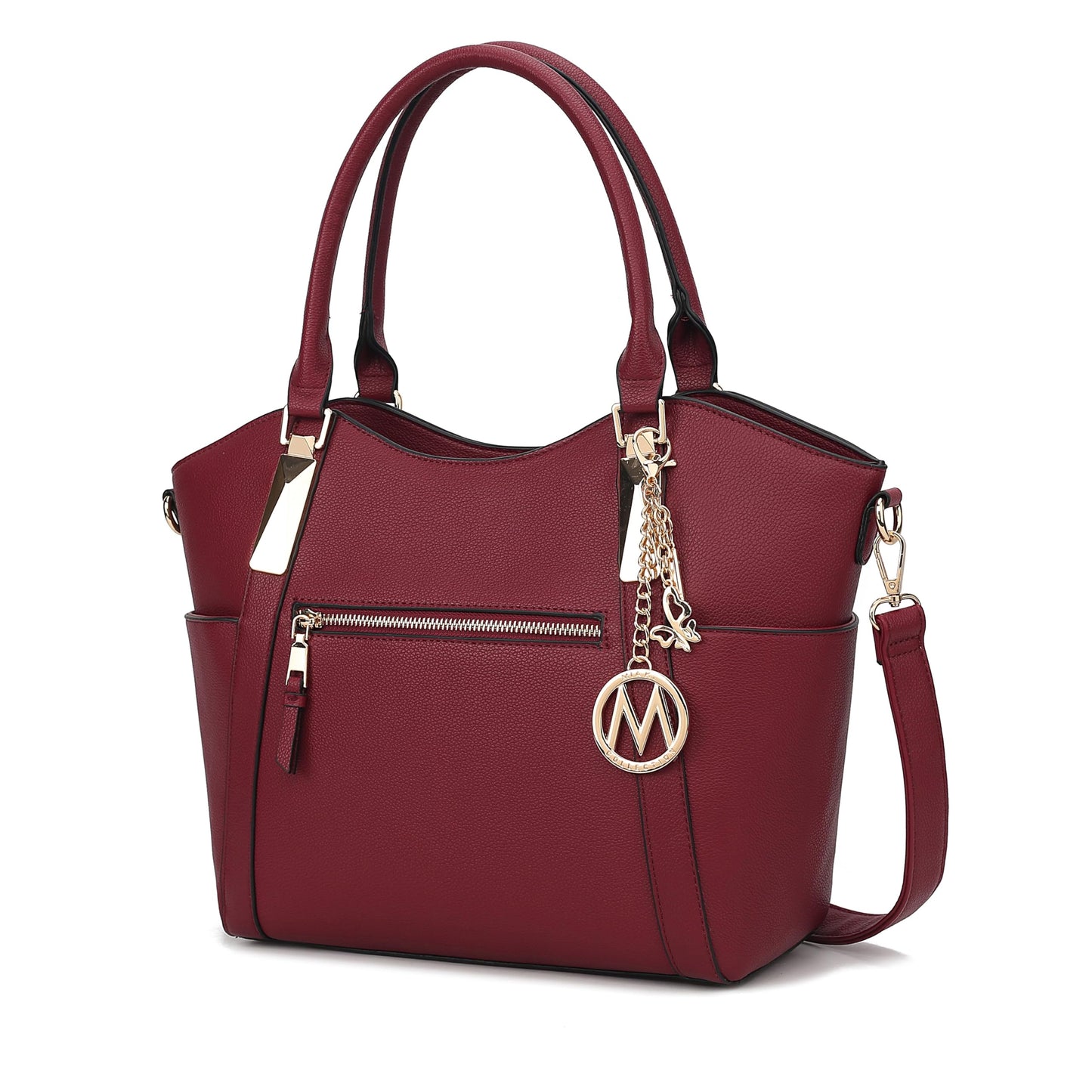 MKF Collection Tote Bag for Women Vegan Leather Shoulder Bag – Top-Handle Purse, Ladies Handbag by Mia K