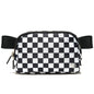 Pander Two Way Zipper Fanny Pack Nylon Everywhere Belt Bag for Women, Water Repellent Waist Packs, Crossbody Bags with Adjustable Strap (Black).