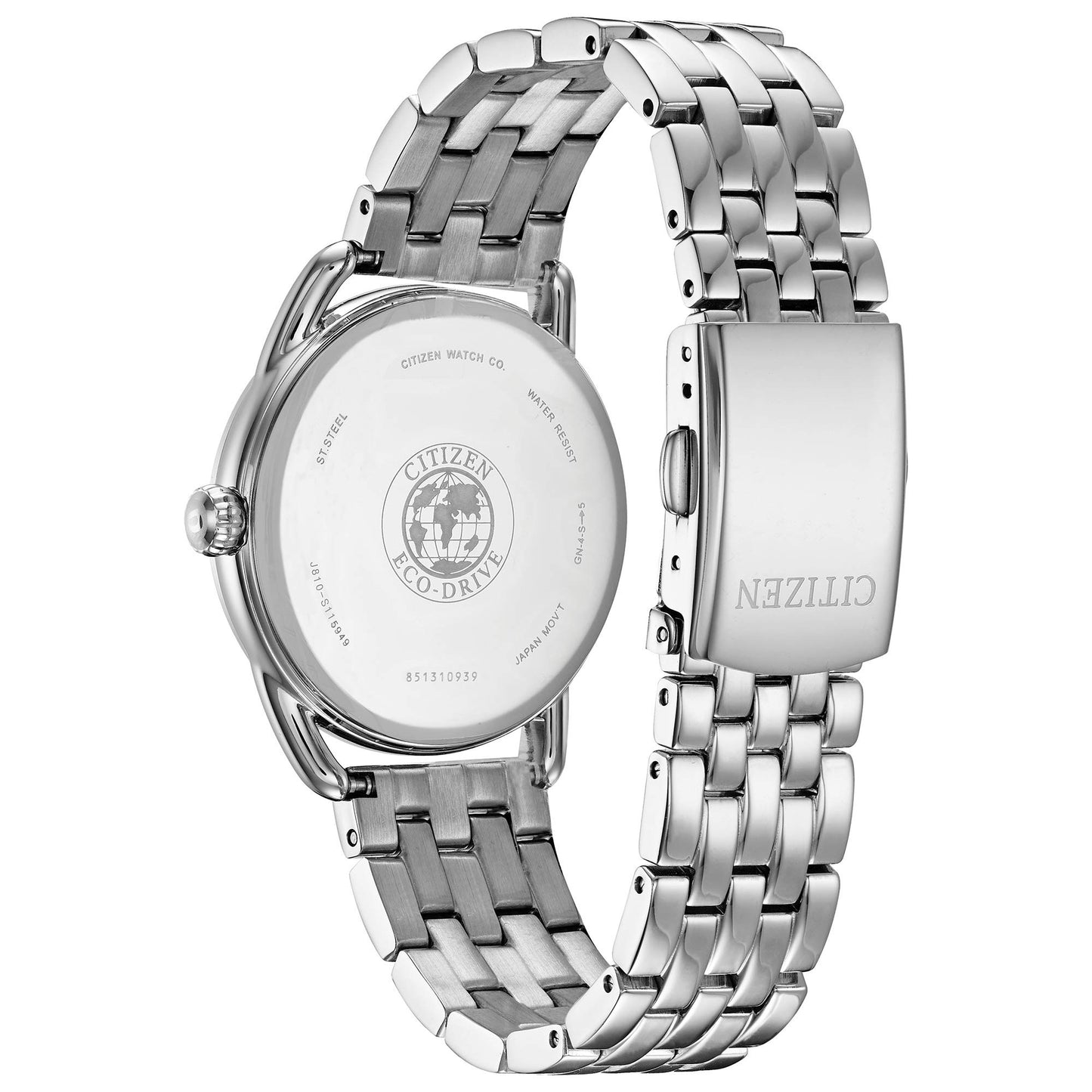 Citizen Eco-Drive Casual Womens Watch, Stainless Steel