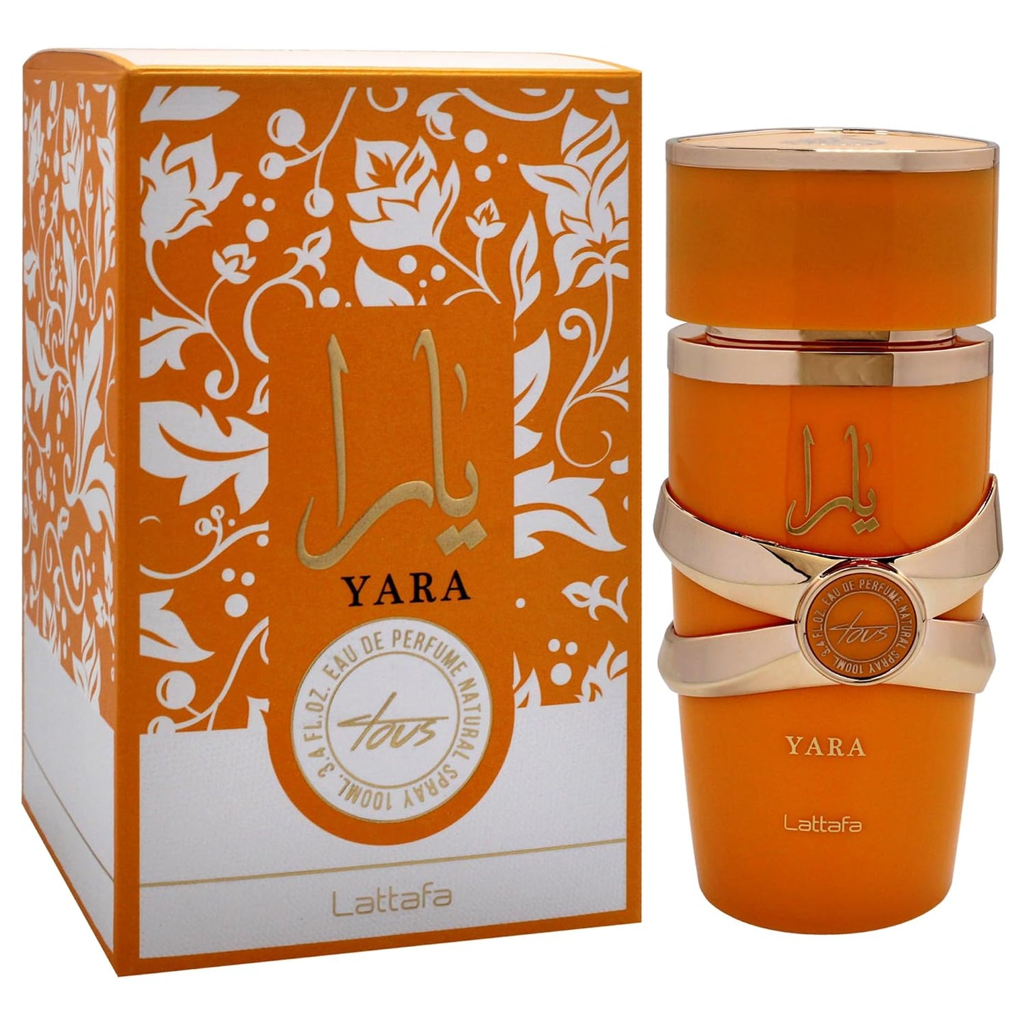 Lattafa Yara Tous - Tropical, Fruity, Floral, Vanilla - Eau de Parfum Long-Lasting Fragrance for Women, 3.40 Ounce / 100 ml