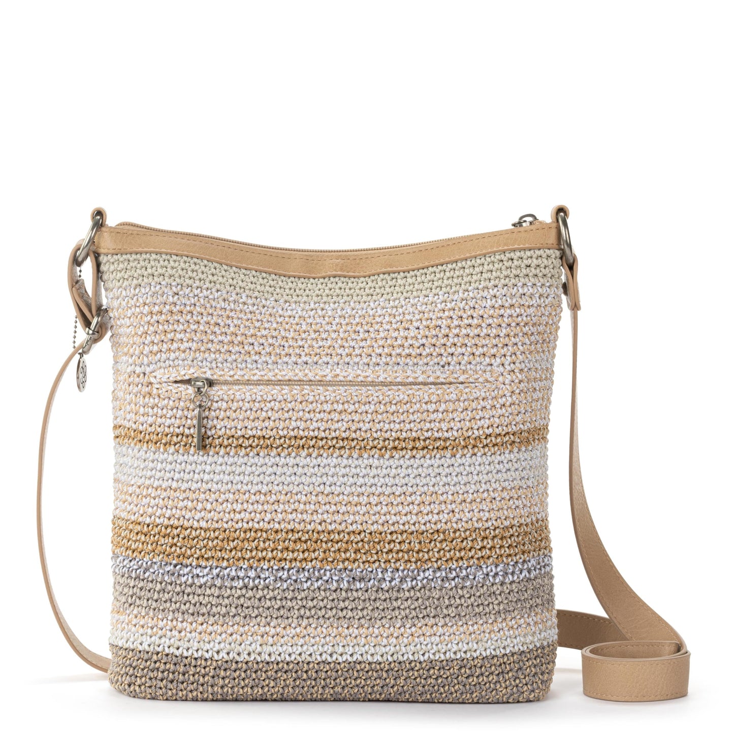The Sak Lucia Crossbody Bag in Crochet, Convertible Purse with Adjustable Shoulder Strap