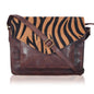 Leather Flapover Crossbody Handbag Purse for Women with Adjustable Strap & Overflap Snap Closure Tote/Bag