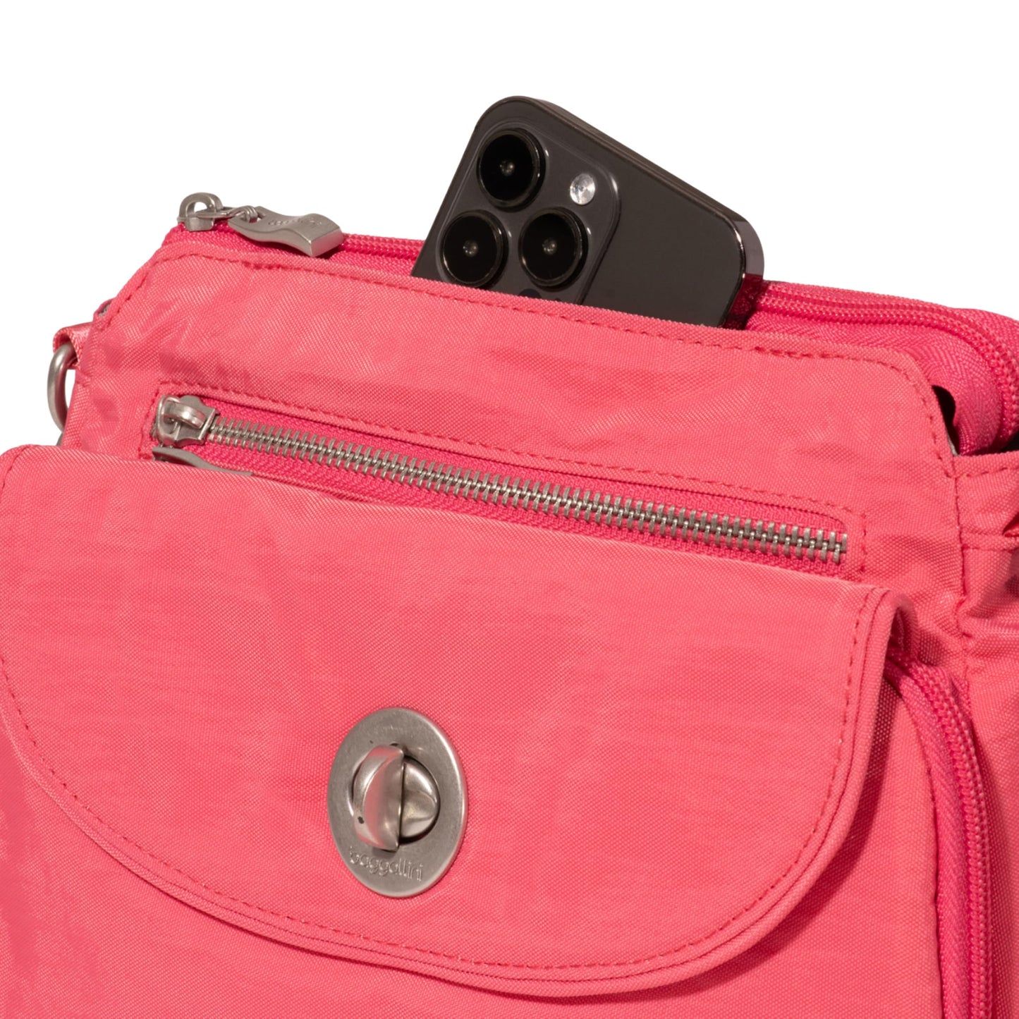 Baggallini Calais Crossbody Bags for Women 10x7 Lightweight Water-Resistant Travel Purse, RFID & Interior Organization