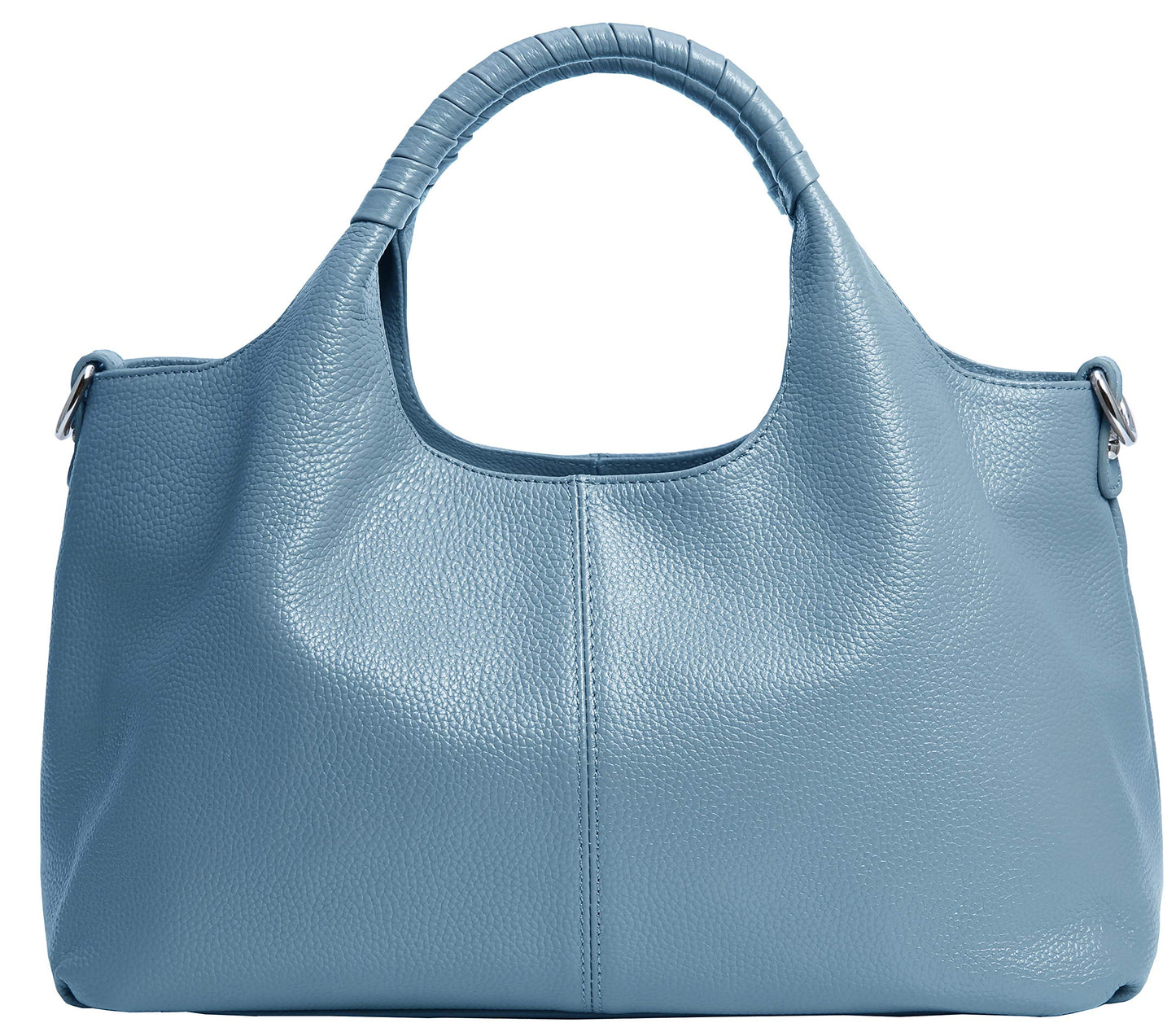 Iswee Leather Satchel Women Purse and Handbag Crossbody Shoulder Bag Hobo | Genuine Cowhide Leather Tote Top Handle Bag Soft & Durable Medium Size Bags with Detachable Multiple Pocketbooks Trendy