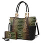 MKF Collection Tote Bag for Women, Handbag Set with Wallet-Top-Handle Bag Vegan Leather Purse by Mia K