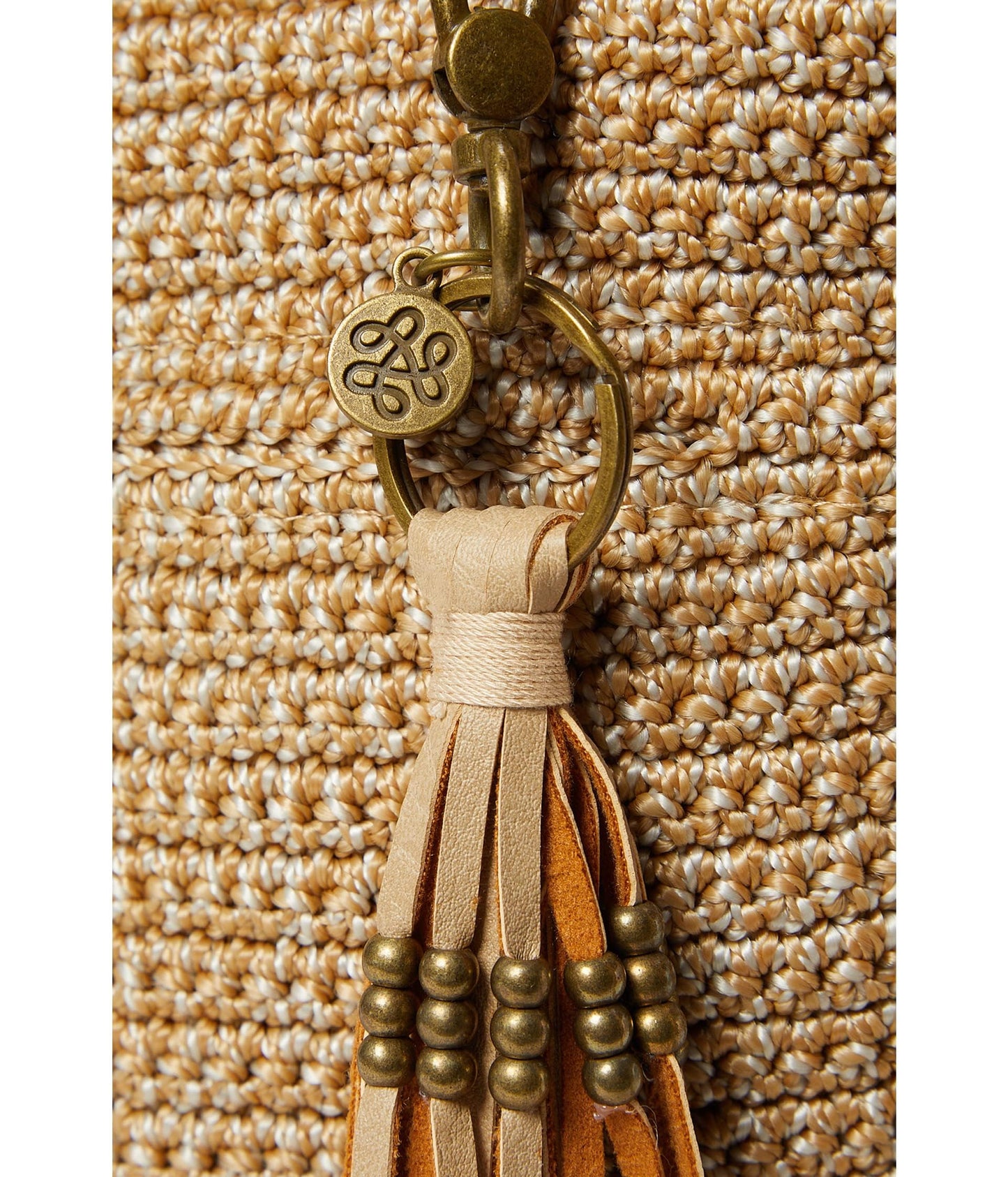 The Sak Lucia Crossbody Bag in Crochet, Convertible Purse with Adjustable Shoulder Strap