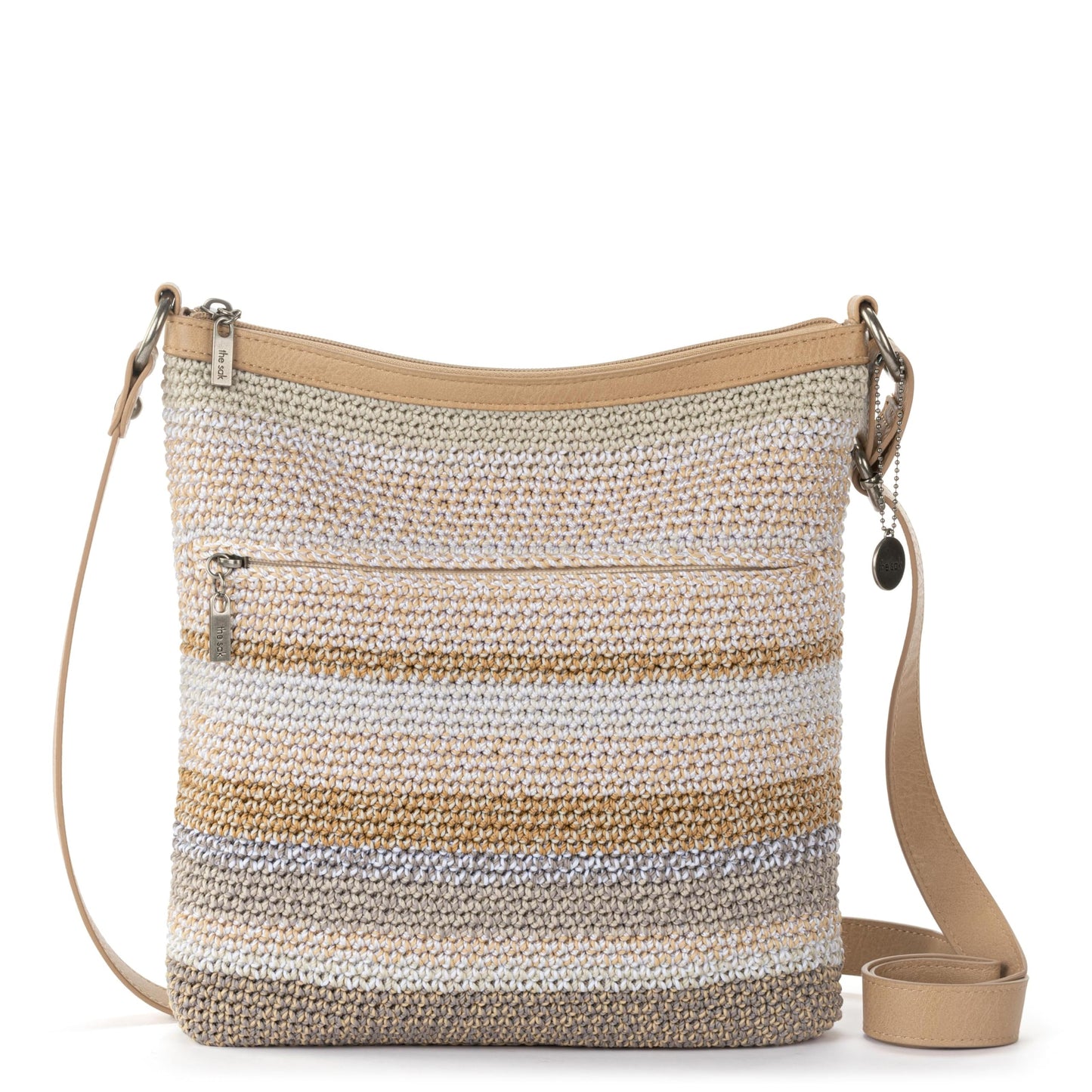 The Sak Lucia Crossbody Bag in Crochet, Convertible Purse with Adjustable Shoulder Strap