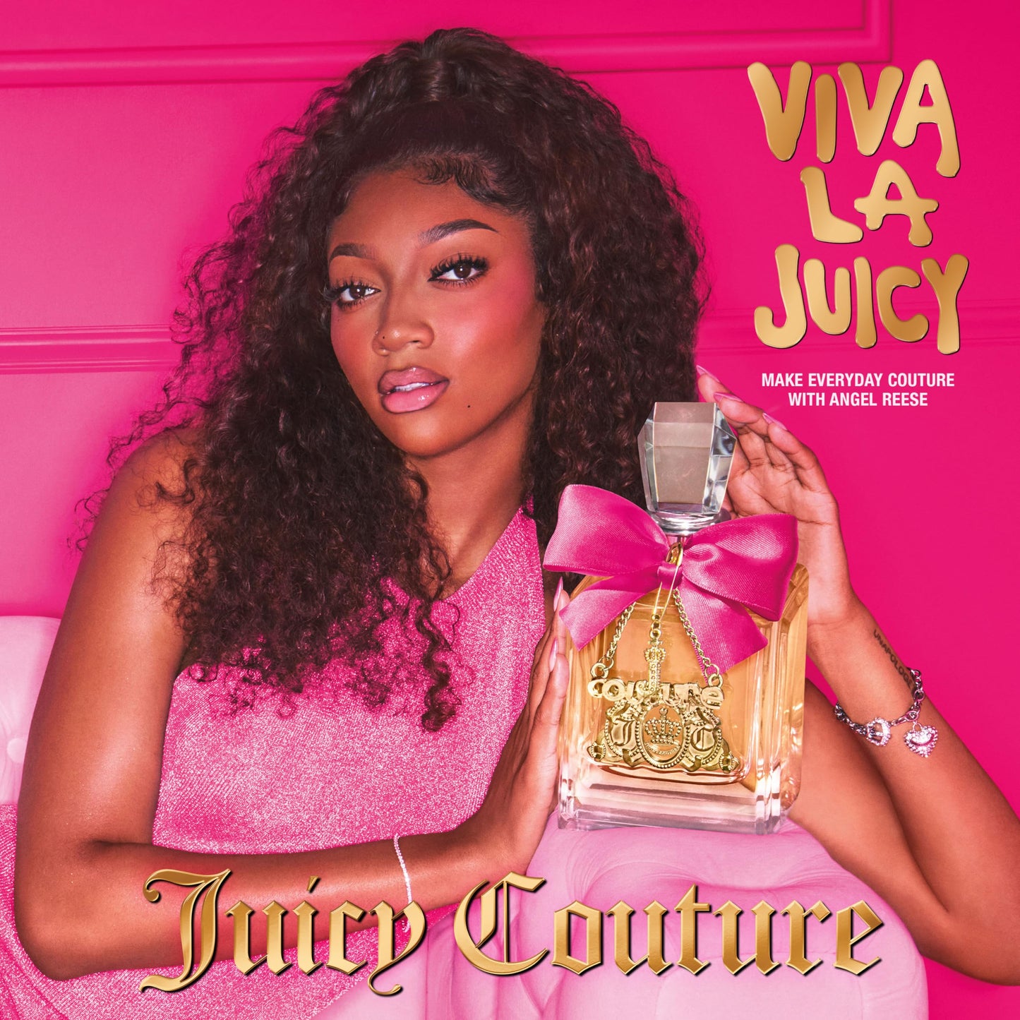Juicy Couture Viva La Juicy Eau De Parfum, Women's Perfume with Notes of Mandarin, Gardenia & Caramel, Floral & Sweet Perfume for Women, EDP Spray