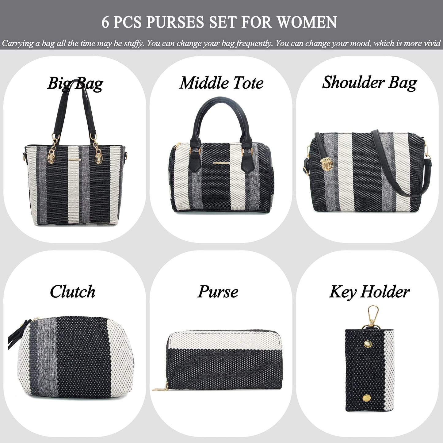 2E-youth Designer Purses and Handbags for Women Satchel Shoulder Bag Tote Top Handle Bag
