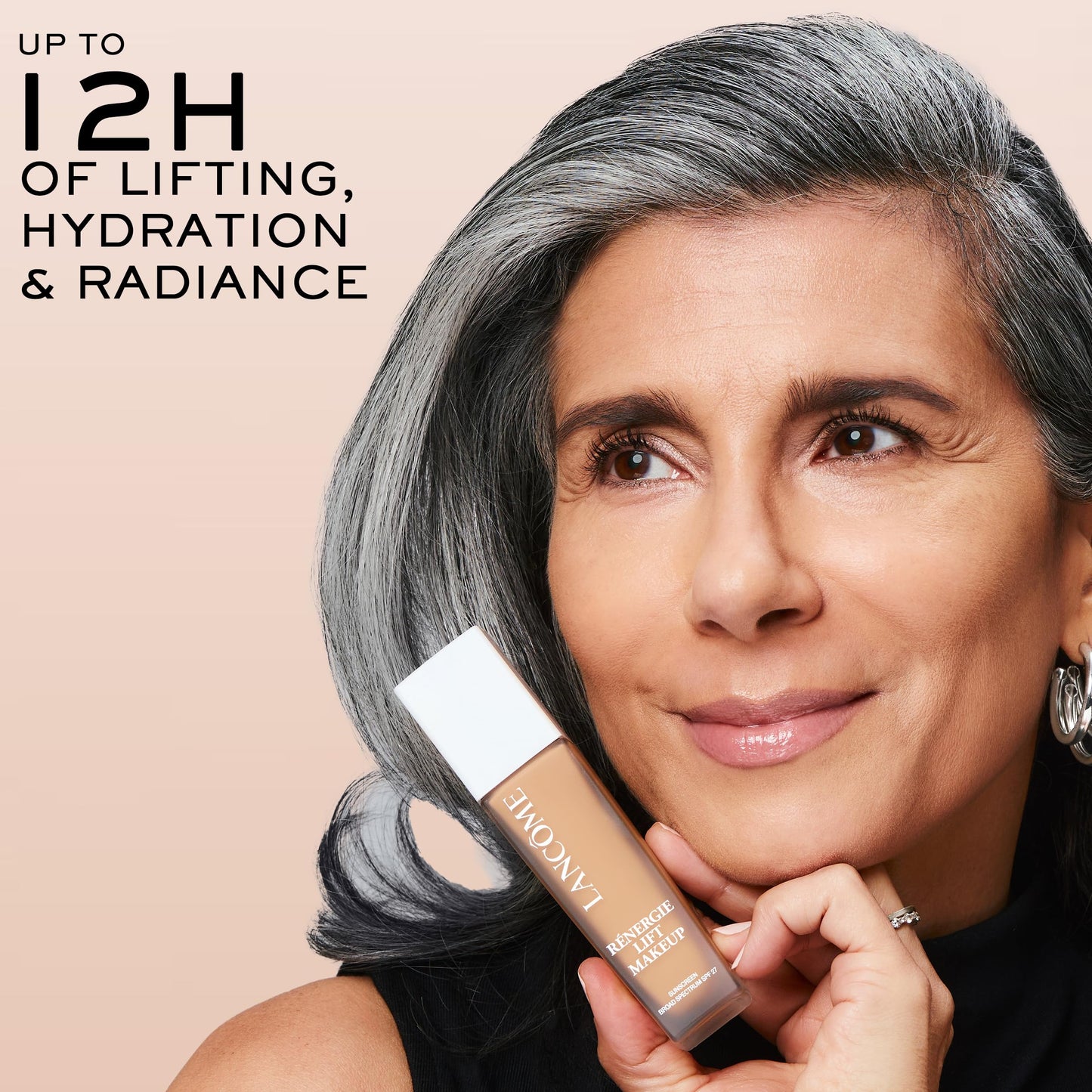 Lancôme Renergie Lift Makeup Foundation - Lightweight & Hydrating Formula, Medium-Full Coverage, SPF 27, Anti-Aging, Lifting & Firming, Up to 12H Wear
