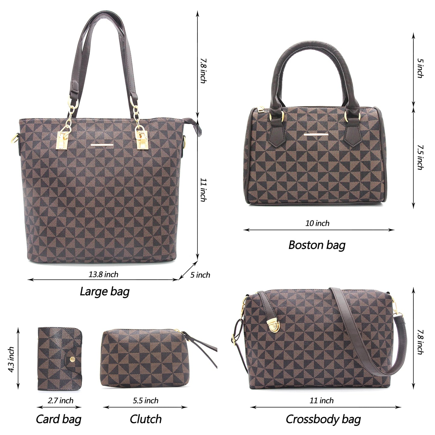 2E-youth Designer Purses and Handbags for Women Satchel Shoulder Bag Tote Top Handle Bag