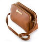 Baroncelli Crossbody Bag Made in Italy with Long Stripe Genuine Italian Soft Leather