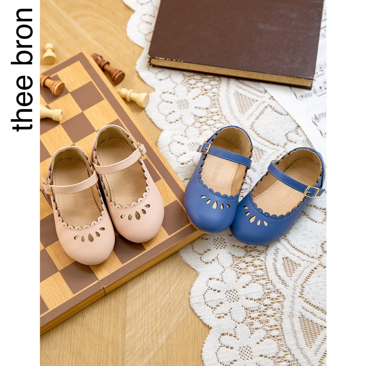 THEE BRON Toddler Mary Janes | Arch Support Leather Dress Shoes | Birthday Party Flats(AF440 Little Kid,Apricot/11M)THEE used Toddler Mary Janes | Arch Support Leather Dress Shoes | Birthday Part…