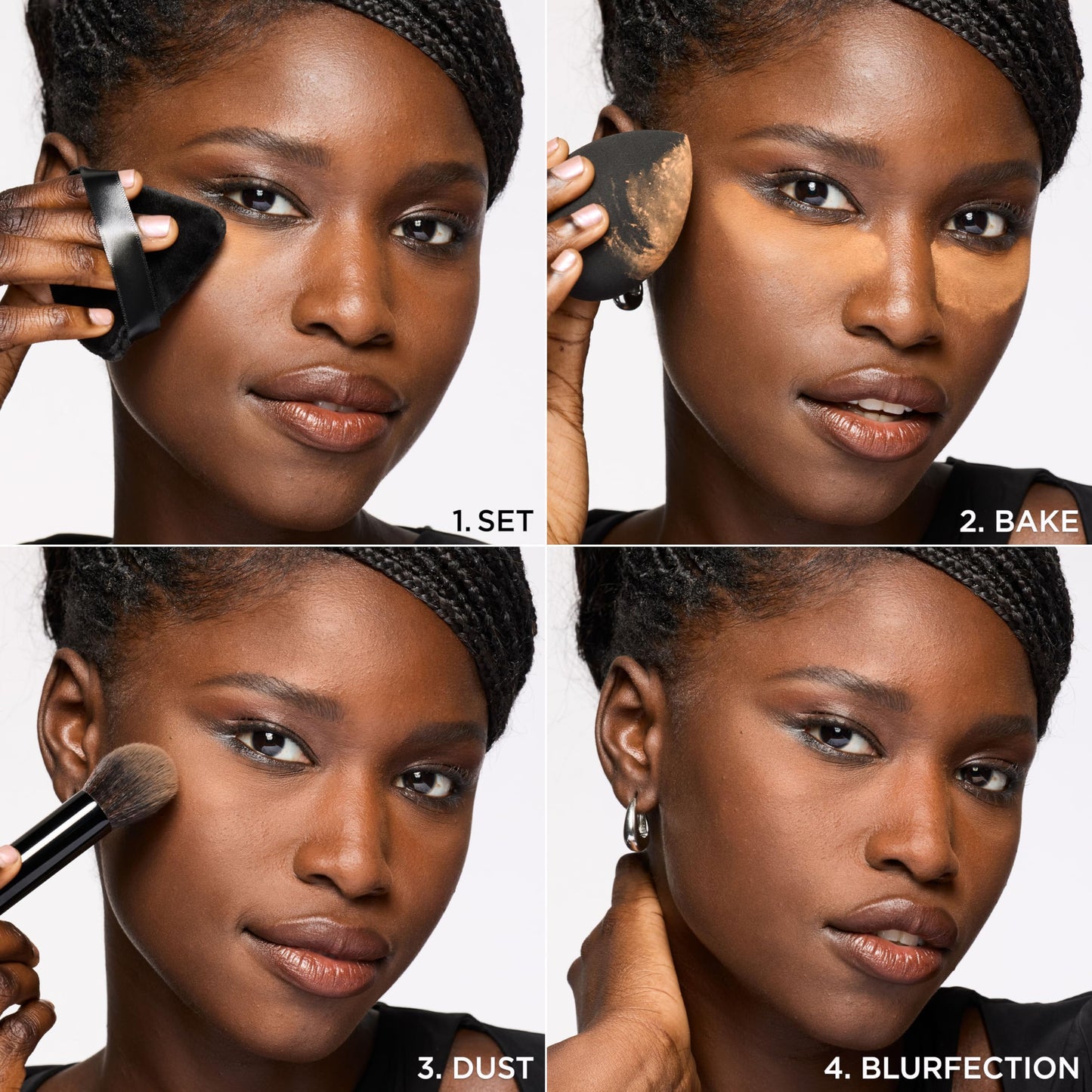 L'Oreal Paris Infallible Blur-fection Longwear Loose Setting Powder, Blurring Face Powder With Up to 24HRs of Wear, Brightening Light Pink, 1 Kit