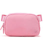 Pander Two Way Zipper Fanny Pack Nylon Everywhere Belt Bag for Women, Water Repellent Waist Packs, Crossbody Bags with Adjustable Strap (Black).