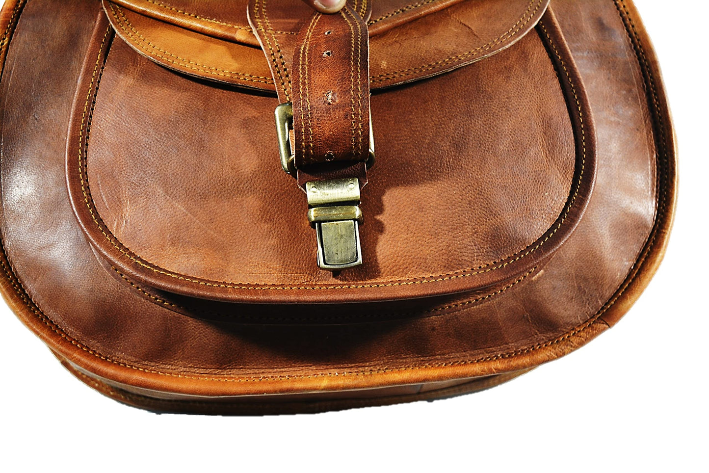 Satchel And Fable Handmade Vintage Crossbody Leather Bags for Women Shoulder Handbag