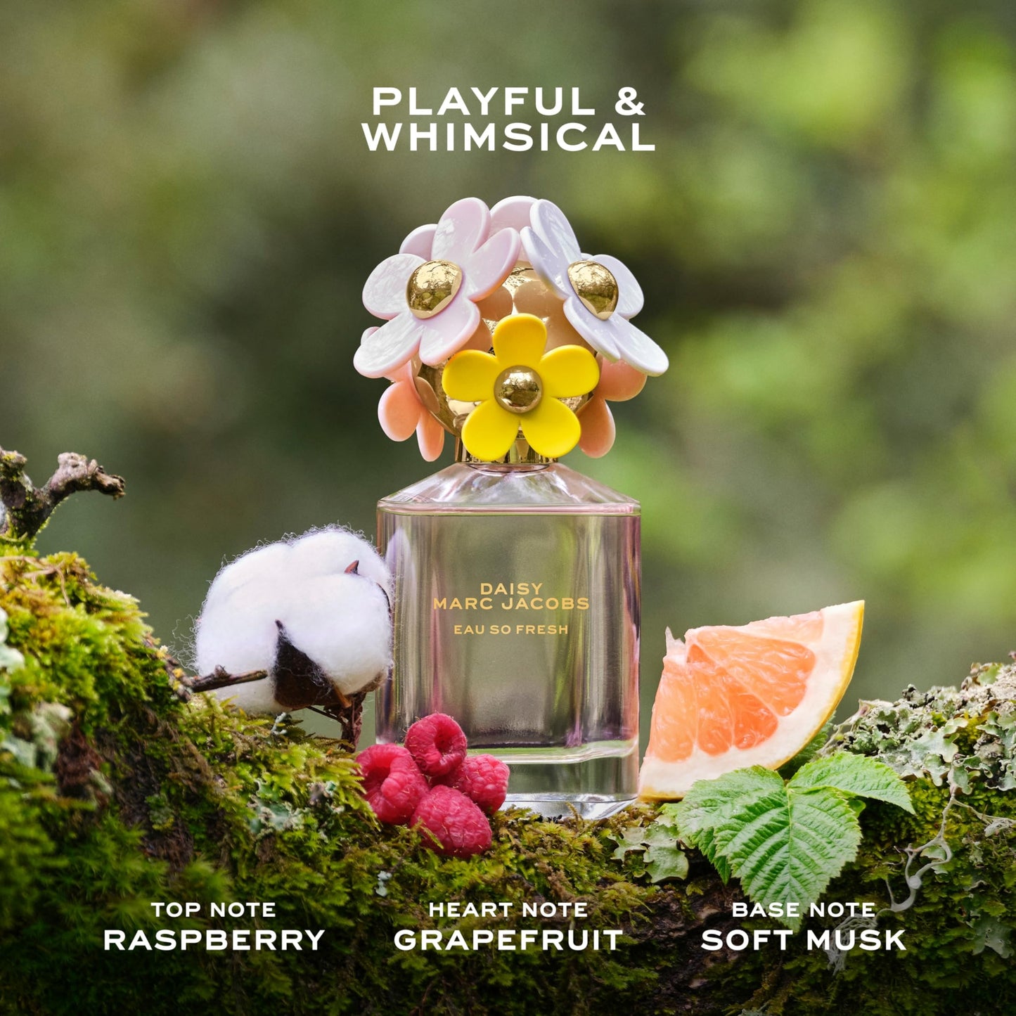 Marc Jacobs Daisy Eau So Fresh Eau de Toilette – Fresh Floral Women's Perfume – With Notes of Raspberry, Wild Rose, Grapefruit & Soft Musks