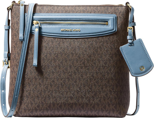 Michael Kors Women's Jet Set Travel Large Top-Zip Crossbody