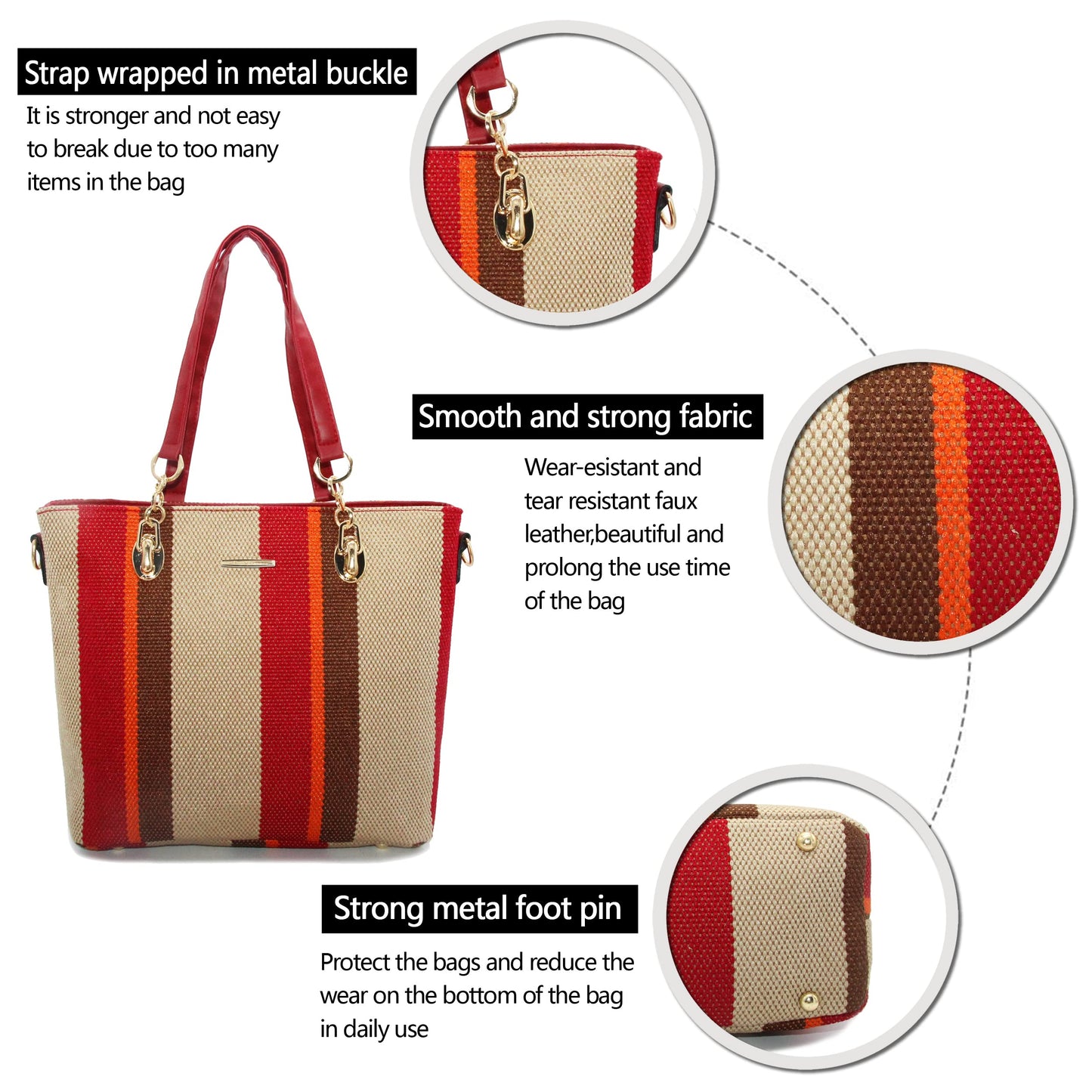 2E-youth Designer Purses and Handbags for Women Satchel Shoulder Bag Tote Top Handle Bag