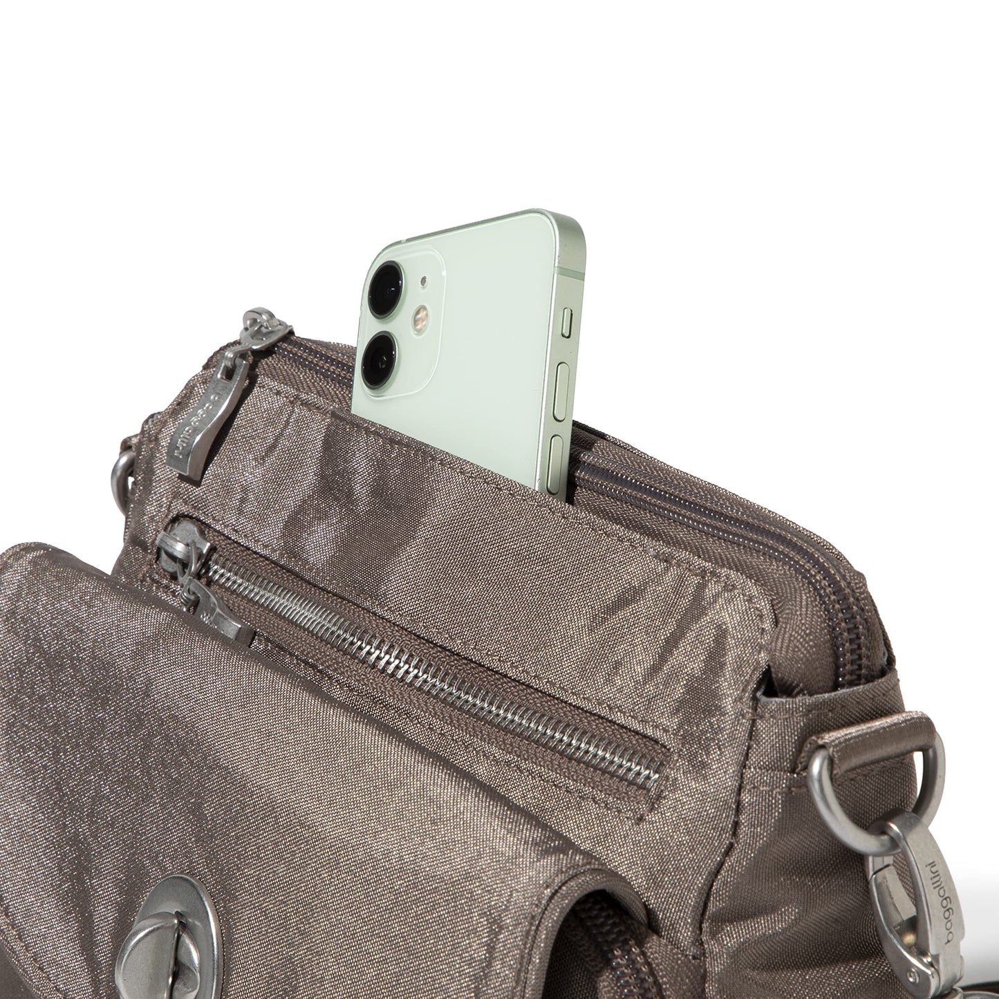 Baggallini Calais Crossbody Bags for Women 10x7 Lightweight Water-Resistant Travel Purse, RFID & Interior Organization