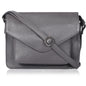 Leather Flapover Crossbody Handbag Purse for Women with Adjustable Strap & Overflap Snap Closure Tote/Bag