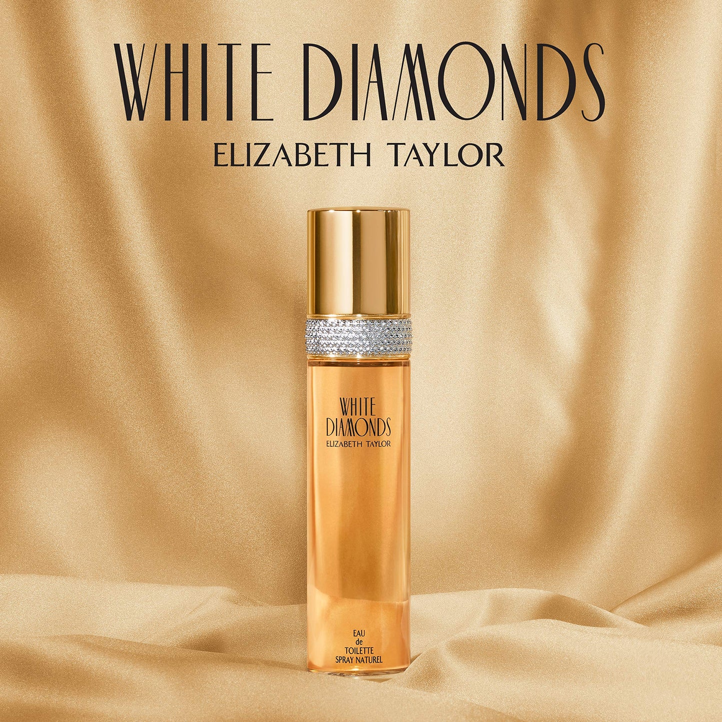 Elizabeth Taylor White Diamonds Women's Perfume, Long-Lasting Floral Fragrance for Her, Eau de Toilette EDT Spray, 3.3 fl oz