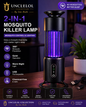 2-in-1 Indoor Mosquito Killer Lamp – USB Rechargeable UV Bug Zapper for Bedroom, Home & Office