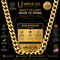 Premium Gold-Plated Stainless Steel Jewelry – Tarnish-Resistant & Waterproof From UNCLE LOL