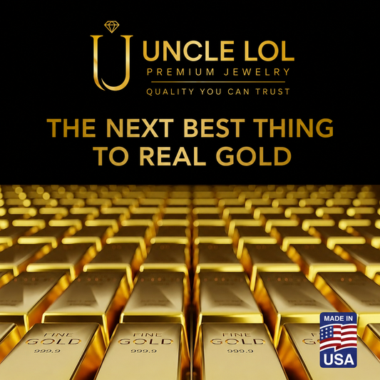 Premium 18K Gold-Plated Cuban Link Chain – Luxury Stainless Steel Necklace | Waterproof & Tarnish Resistant by UNCLE LOL