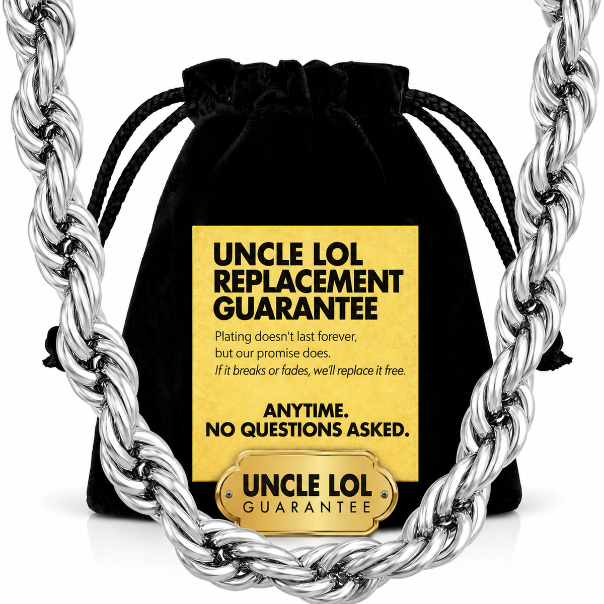 Premium Gold-Plated Stainless Steel Jewelry – Tarnish-Resistant & Waterproof From UNCLE LOL
