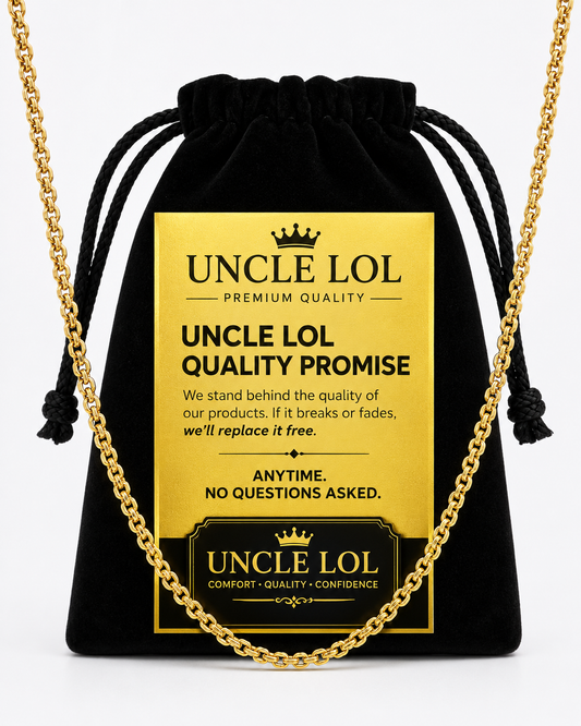 Premium Gold-Plated Stainless Steel Jewelry – Tarnish-Resistant & Waterproof From UNCLE LOL