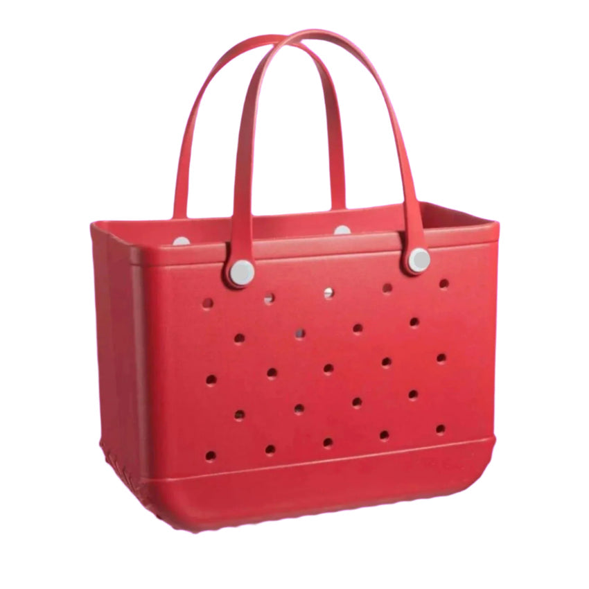 Waterproof Beach Tote Bag for Women – Washable EVA Rubber Handbag