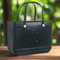 Waterproof Beach Tote Bag for Women – Washable EVA Rubber Handbag